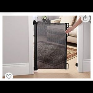 Retractable safety gate for kids and pets!